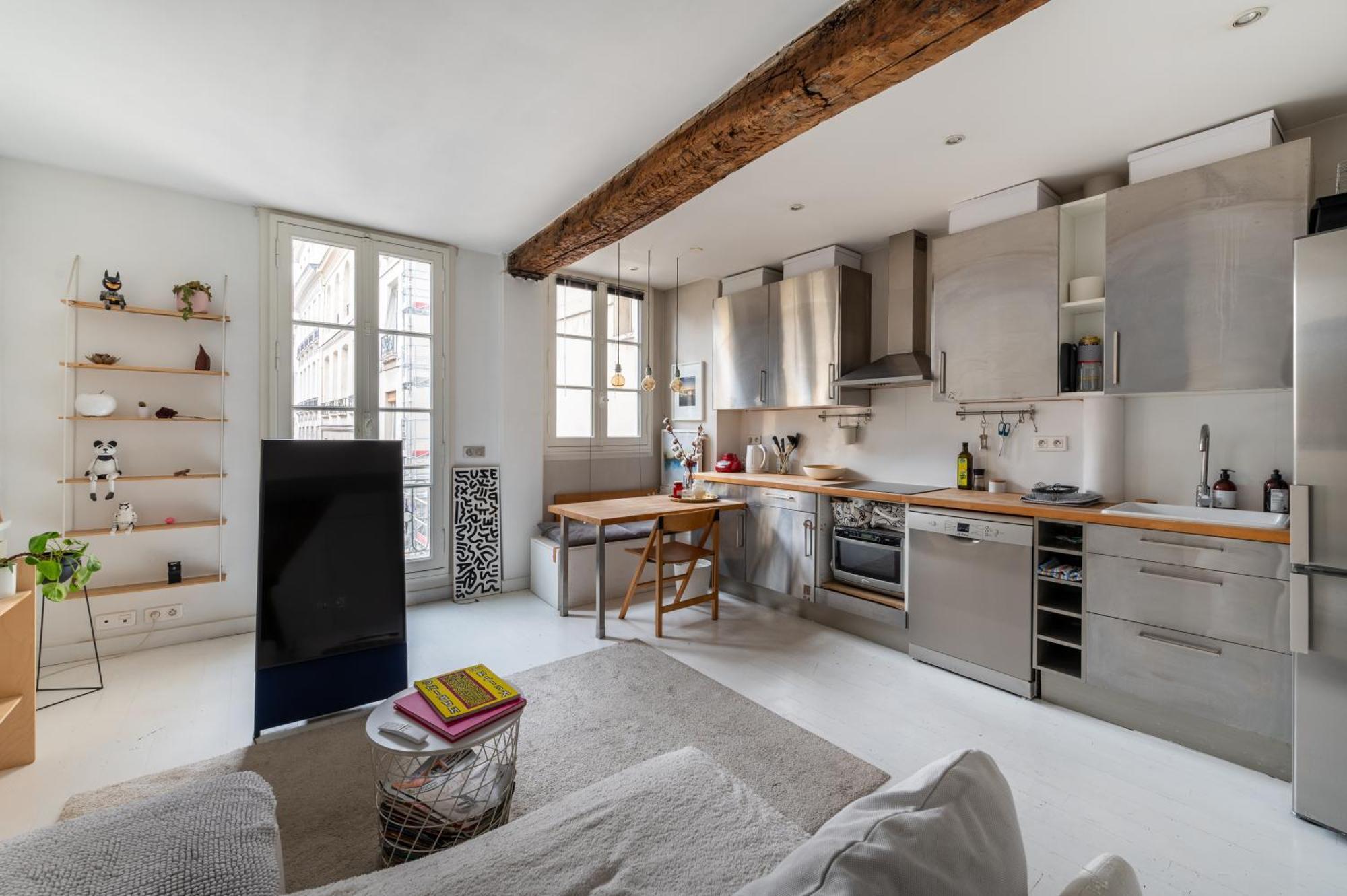 Apartment Stylish 1bd Duplex - Stunning Views Near Louvre